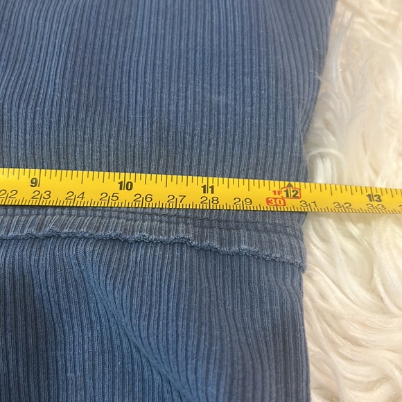 Washed blue Free People Movement ribbed workout top - Picture 6 of 8